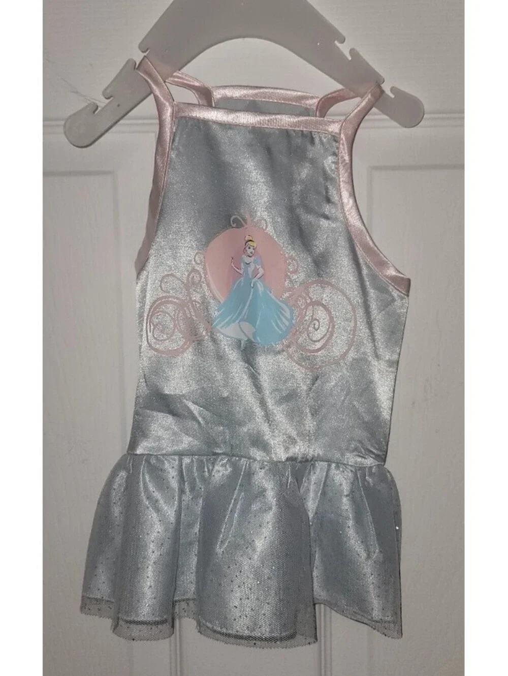 DISNEY CINDERELLA SATIN & TULLE DOG CAT DRESS MEDIUM